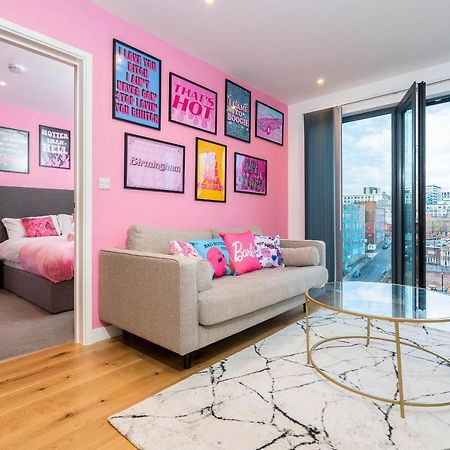 Maevela Apartments ☆ Pink Luxury Apartment With Balcony - Birmingham City Centre - 5 Min Walk From Bullring, Cube, Mailbox, New Street Station - Free Netflix & Wifi Екстер'єр фото