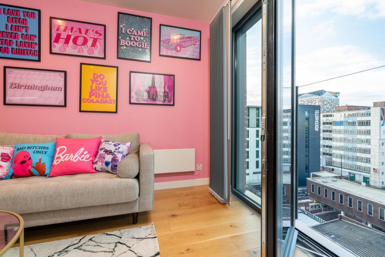 Maevela Apartments ☆ Pink Luxury Apartment With Balcony - Birmingham City Centre - 5 Min Walk From Bullring, Cube, Mailbox, New Street Station - Free Netflix & Wifi Екстер'єр фото